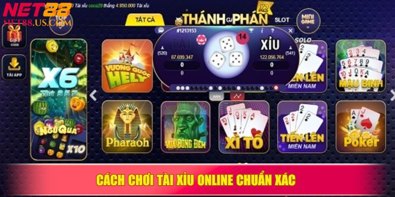 Cách chơi Tài Xỉu online chuẩn xác 
