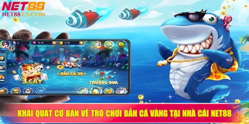 Khái quát cơ bản về trò chơi bắn cá vàng tại nhà cái NET88 